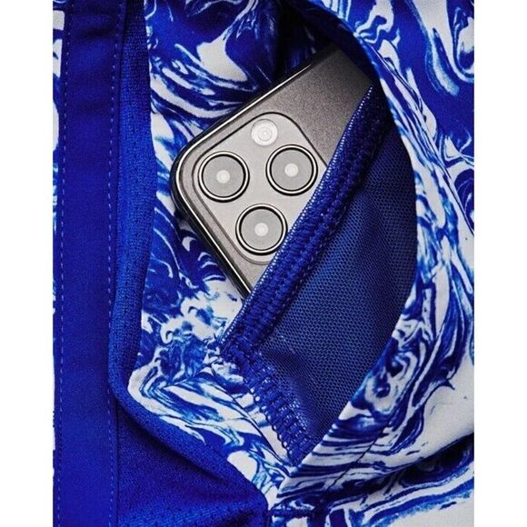 Under Armour Launch Shorts Mens Size XXL 2XL Running Athletic 5" Blue Print NWT - Picture 4 of 14